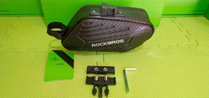 ROCKBROS Water-resistant Hard Shell Bike Tail Bag 1.5L Quick Release