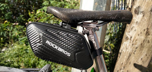 ROCKBROS Water-resistant Hard Shell Bike Tail Bag 1.5L Quick Release