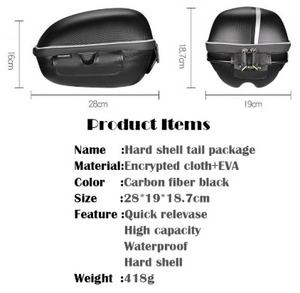 ROCKBROS Waterproof Saddle Rear Bag with Carrier