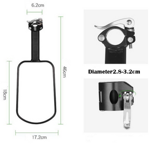 ROCKBROS Waterproof Saddle Rear Bag with Carrier