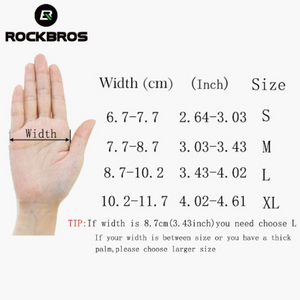 ROCKBROS Web Design Half Finger Bike Gloves