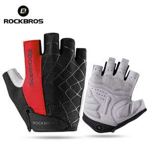 ROCKBROS Web Design Half Finger Bike Gloves